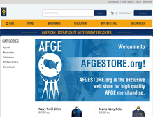 Tablet Screenshot of afgestore.org